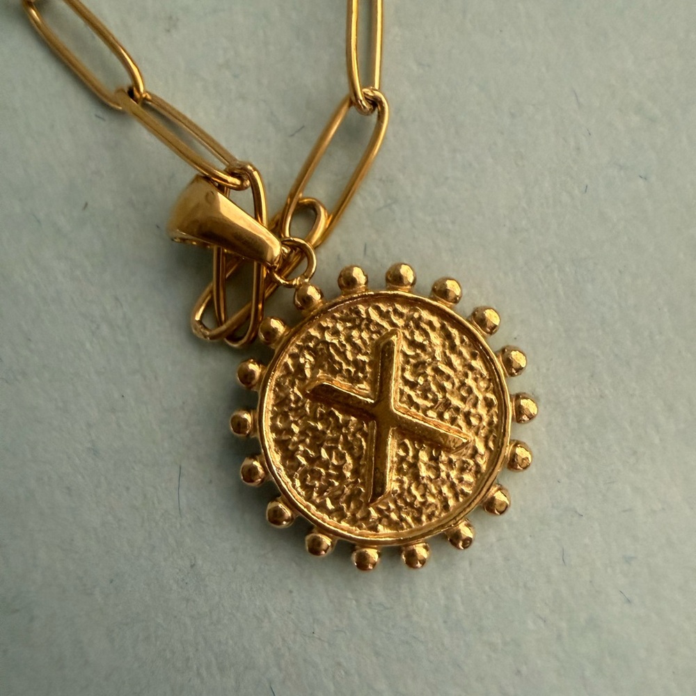 Set of Two Gold-plaited stainless steel Chains necklace - Picture 7 of 7